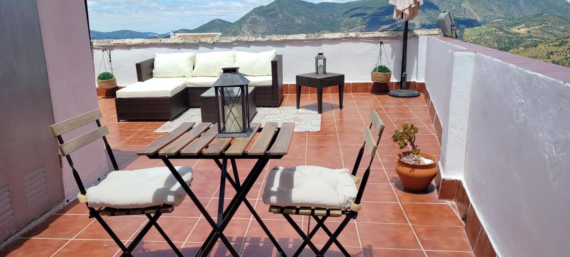 Apartamentos Mirador En La Plaza De Zahara Zahara De La Sierra Eksteriør bilde